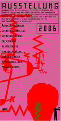 Die Einladung zur 24. Herbstausstellung der Fakult&auml;t Gestaltung.
