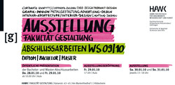 Flyer zur Ausstellung der HAWK