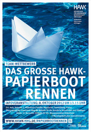 Das gro&szlig;e HAWK-Papierbootrennen