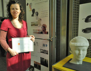 Cecilia Alvarez Balbuena bei der Preisverleihung auf der Munich Business Week 2013