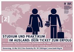 Ansicht auf den Flyer des Internationalen Tag des Akademischen Auslandsamtes