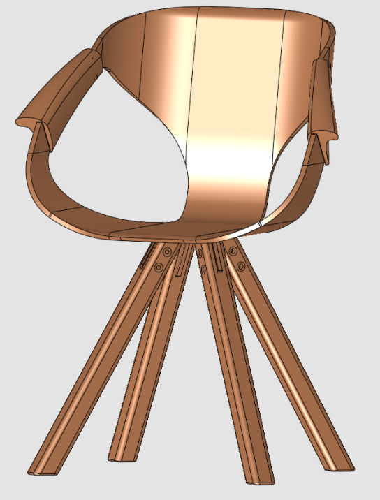 Entwurf Designerstuhl